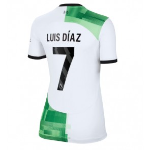 Liverpool Luis Diaz #7 Dámské Venkovní Dres 2023-24 Krátký Rukáv